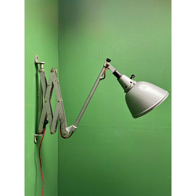 1930s Scissor Lamp by Curt Fischer for Midgard, 1930s For Sale - Image 5 of 11