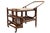1960s Italian Bamboo & Rattan Tile-Top Drinks Trolley Bar Cart For Sale - Image 14 of 18