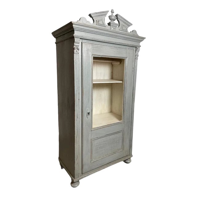 Painted Showcase Cabinet, 1900s For Sale