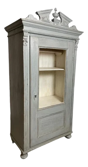 Painted Showcase Cabinet, 1900s