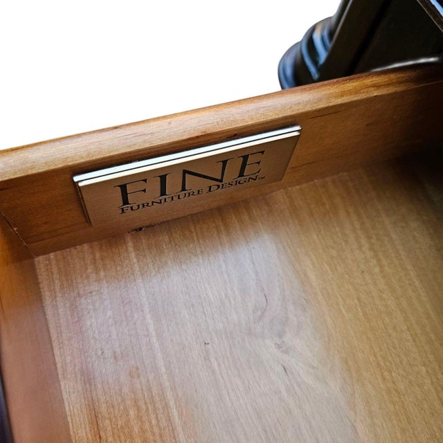 Modern Victorian Style Writing Desk by Fine Furniture Design For Sale - Image 9 of 12