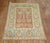 An absolutely phenomenal antique Turkish Oushak in predominant shades of orange and green, circa 1920. Measures: 6'4'' x...
