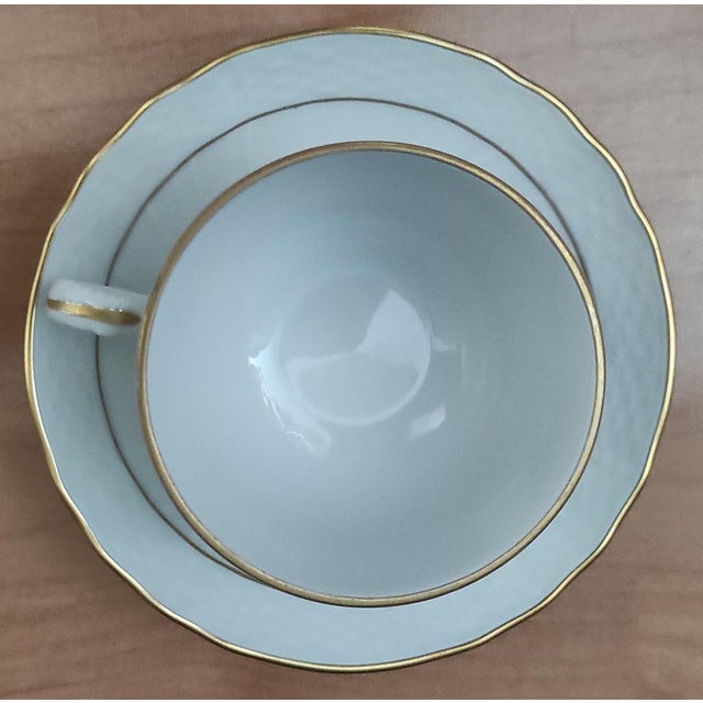 Ceramic Coffee Service for Five People from Herend, 1950s, Set of 14 For Sale - Image 7 of 9