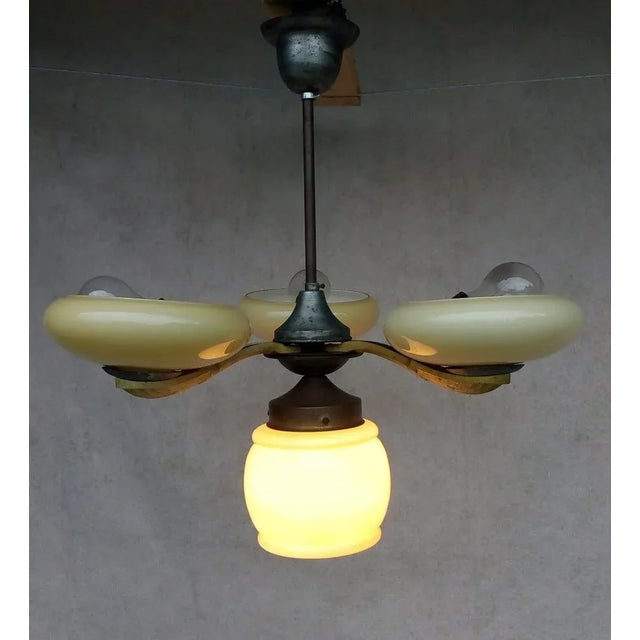 Art Nouveau Hanging Lamp, 1900 For Sale - Image 5 of 17