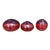Pilgrim Cranberry Glass Pink Bubble Vases Set of 3 For Sale