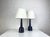 Danish Ceramic Table Lamps by Esben Klint for Le Klint, 1960, Set of 2 For Sale - Image 11 of 12