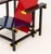 Modern Gerrit Rietveld X Cassina "Red and Blue" Armchair For Sale - Image 3 of 10