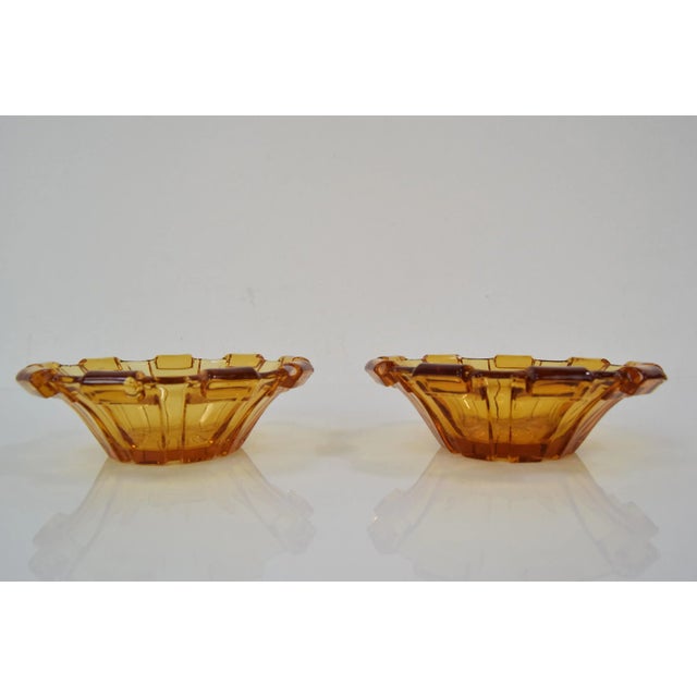 1950s Bohemia Glass Bowls, 1950s, Set of 2 For Sale - Image 5 of 8