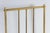 Mid-Century Modern 1950s Mid-Century Italian Chiavari Solid Brass Side Chair With Green Cushion For Sale - Image 3 of 12