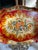 Beautiful vintage Japanese papier-mâché serving tray dating to approximately the 1940s–1950s. The tray features an ornate...