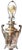 Bunny Williams Home Antique Late 19th Century Silver-Plated Oil Lamp Converted to Table Lamp With Bird & Floral Decoration, 23" For Sale - Image 4 of 14
