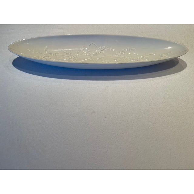 Mid-Century Modern 1950's Stamped Whittier Pottery Company Oval Serving Dish For Sale - Image 3 of 9