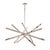 Metal Regina Andrew Viper Chandelier in Polished Nickel For Sale - Image 7 of 7