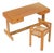 Samara Desk and Armchair by Derk Jan de Vries for Maisa, Belgium, 1977, Set of 2 For Sale