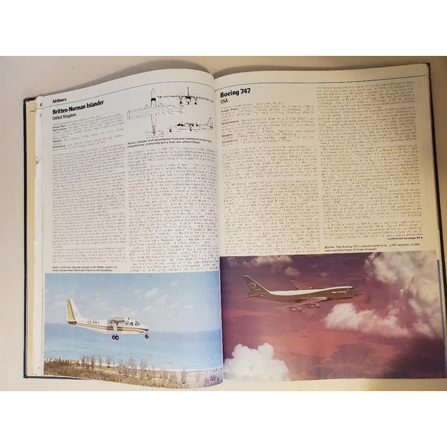 1980s Commercial Aircraft Vintage Hardcover Book For Sale - Image 5 of 6