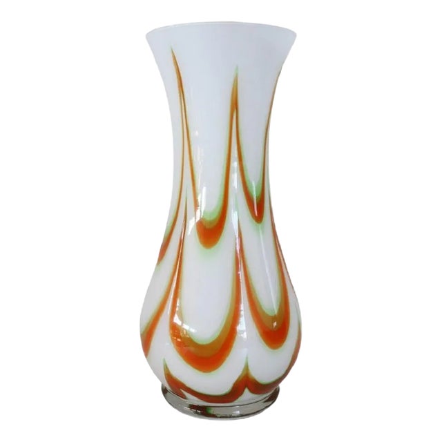 Italian Murano Artistic Glass Vase, 1960s For Sale