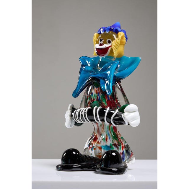 Mid-Century Murano Glass Clowns Figurines, 1950s, Set of 5 For Sale - Image 17 of 18
