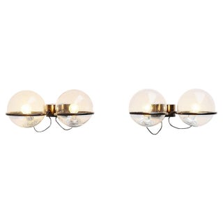 Wall Lamps Model 238/2 attributed to Gino Sarfatti for Arteluce, 1960s, Set of 2 For Sale