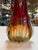Murano Sommerso Glass Ewer Vase in Amber and Ruby, Italy, 1960s For Sale - Image 9 of 9