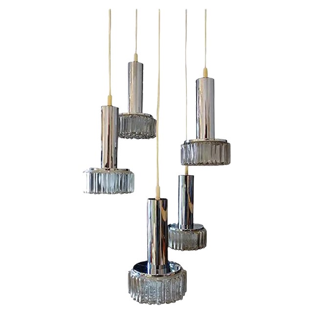 Cascading Pendant from Staff, 1970s For Sale