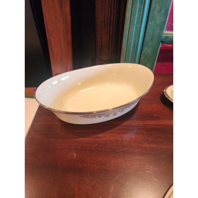 1940s Lenox Lace Point Serving Pieces For Sale - Image 5 of 6