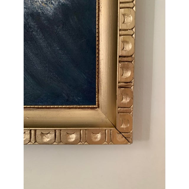 Contemporary Impressionist Style Seascape Painting on Canvas, Framed For Sale - Image 4 of 6