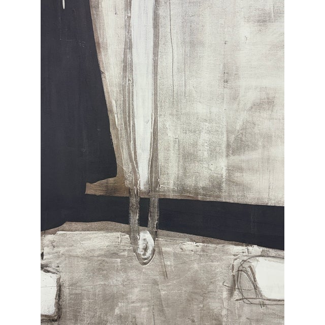 Ivory Scott Kerr for Uttermost "Been Around the Block" Canvas, Framed For Sale - Image 8 of 12