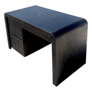 Late 20th Century Vintage Contemporary Signed Karl Springer Waterfall Desk For Sale