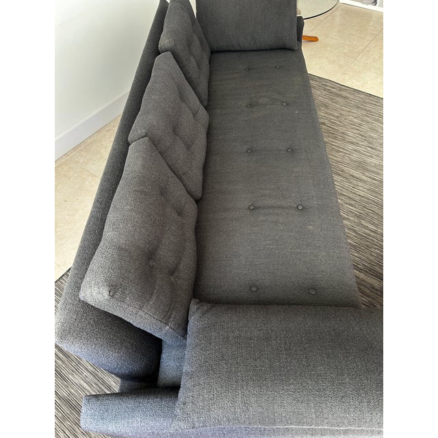 Wood Vintage 1950s MCM Adrian Pearsall Gondola Sofa for Craft Associates For Sale - Image 7 of 15