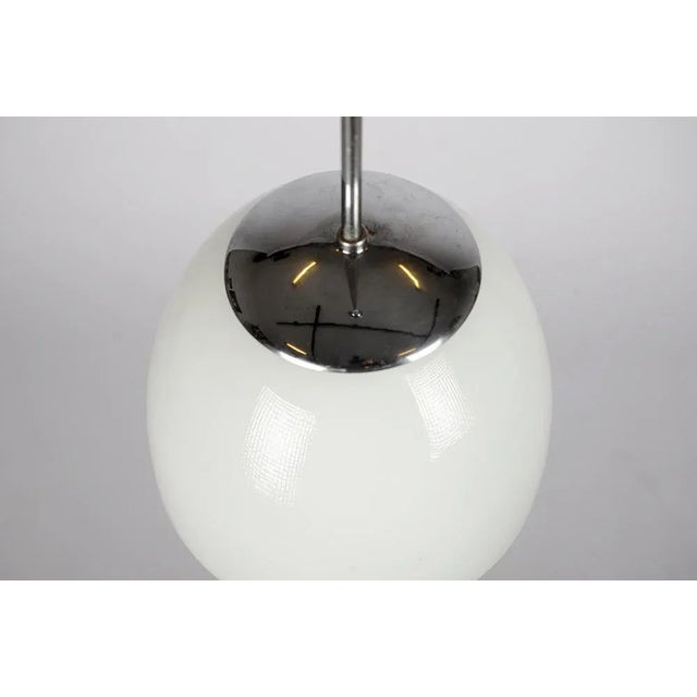 Opaline Pendant Light by Miroslav Prokop, 1930s For Sale - Image 4 of 6