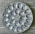 Circa 1980 Mexican Pewter Byzantine Mosaic-Inspired Objet D’Art or Egg / Oyster Platter For Sale - Image 12 of 12