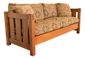 Stickley Mission Oak Arts & Crafts Settle Sofa