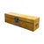 An impressive antique Chinese storage box measuring a generous 39 inches in length, featuring a warm yellow-toned...