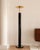 Hexagonal Floor Lamp in the style of Claude Dalle, 1980 For Sale - Image 6 of 6