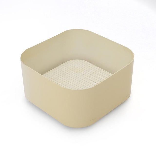 Crescendo Planter in White Abs by Isao Hosoe for Bilumen, 1970s For Sale - Image 14 of 14