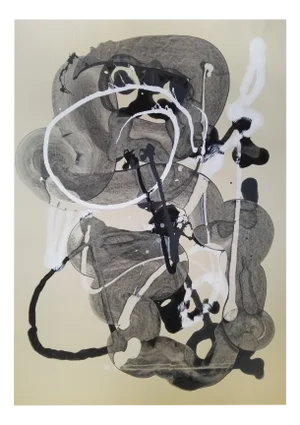 Stefano Mazzolini, AC4, 2017, Acrylic on Paper
