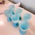 This is a beautiful set 5 of blue opaline cordial / liqueur glasses in mint condition, with no chips or cracks. This...