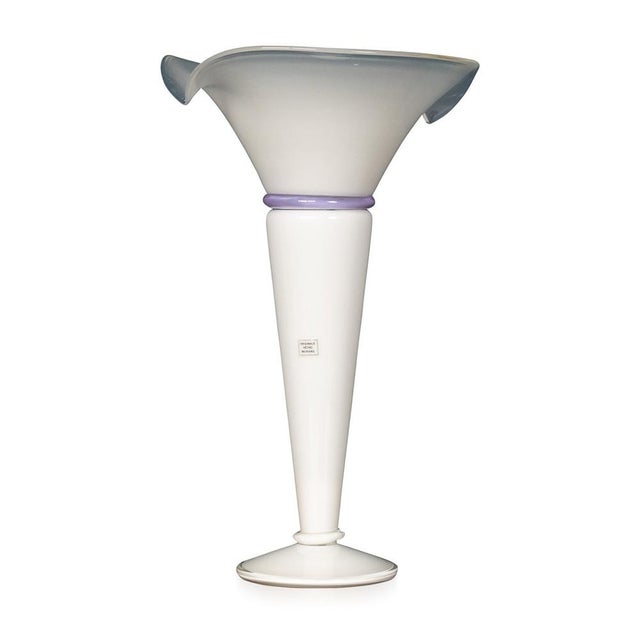 Vintage Italian Murano Glass Table Lamp, 1990 For Sale - Image 12 of 12