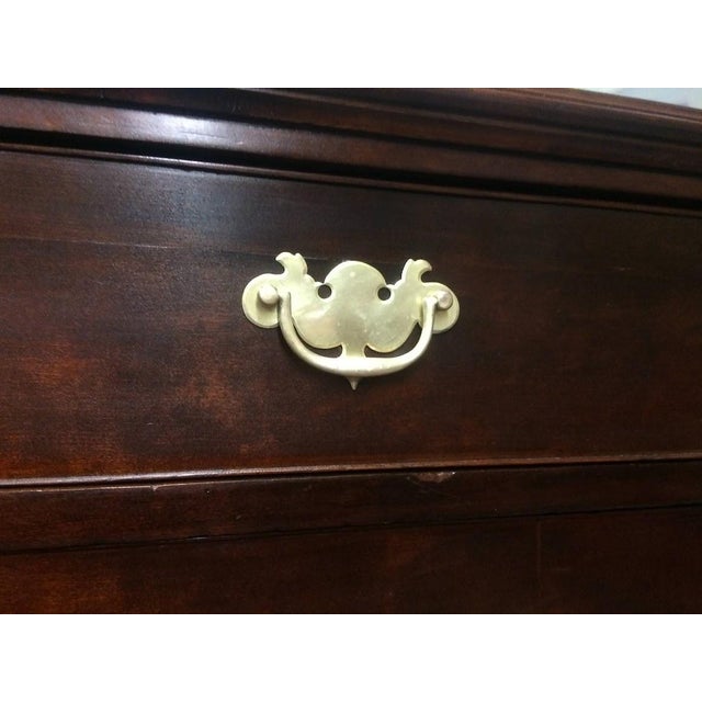Brown Antique Cherry Chest of Drawers For Sale - Image 8 of 11