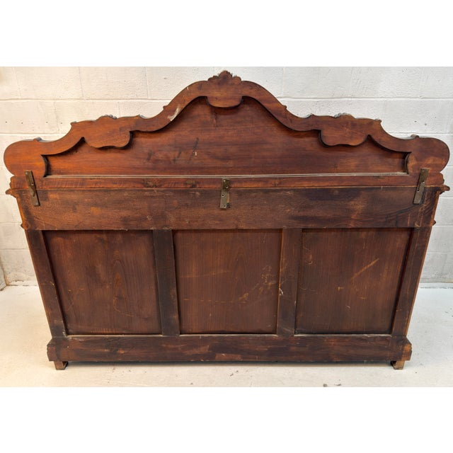 Antique French Renaissance Revival Carved Oak Buffet For Sale - Image 13 of 13