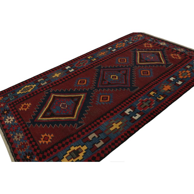 This vintage 5x9 tribal Kilim is a new addition to Rug & Kilim’s mid-century curations. Handwoven in wool, it originates...