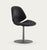 Salto and sigsgaard council family salon chair base: graphite, duo upholstery: front: prestige black + back: re-wool 198...