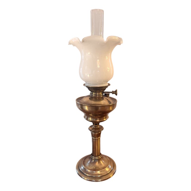 Antique Edwardian Quality Oil Lamp, 1900 For Sale