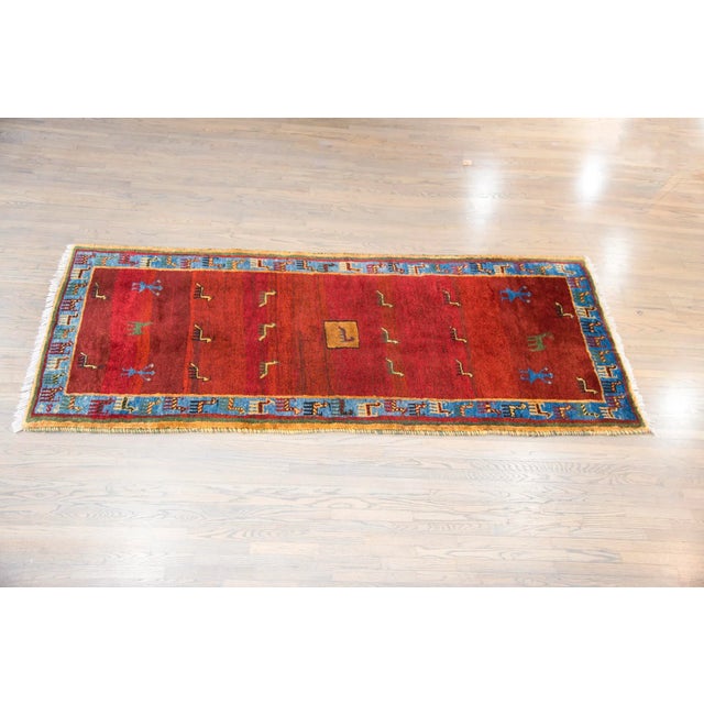 Vintage Gabbeh Rug For Sale - Image 12 of 13