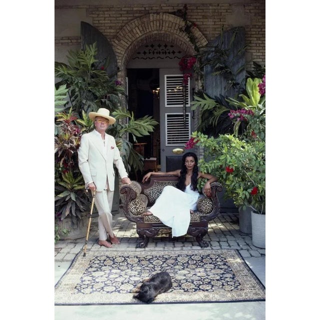 Olivier Coquelin 1981 by Slim Aarons Slim Aarons Limited Estate Edition Olivier Coquelin and Lahaina Kameha in Haiti,...
