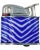 Metal Vintage Mid 20th Century El Morocco Nightclub New York Nyc Blue Zebra Print Lighter For Sale - Image 7 of 13