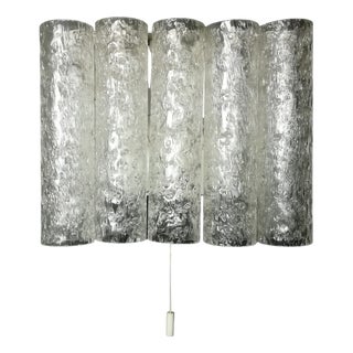 Vintage German Wall Light in Murano Glass from Doria, 1960s For Sale