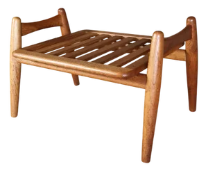 GE-240 Cigar Ottoman in Oak by Hans J. Wegner for Getama, Denmark, 1950s