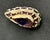 Mid-Century Modern French Talosel Brooch with Glass Inlay by Line Vautrin Branded For Sale - Image 3 of 12