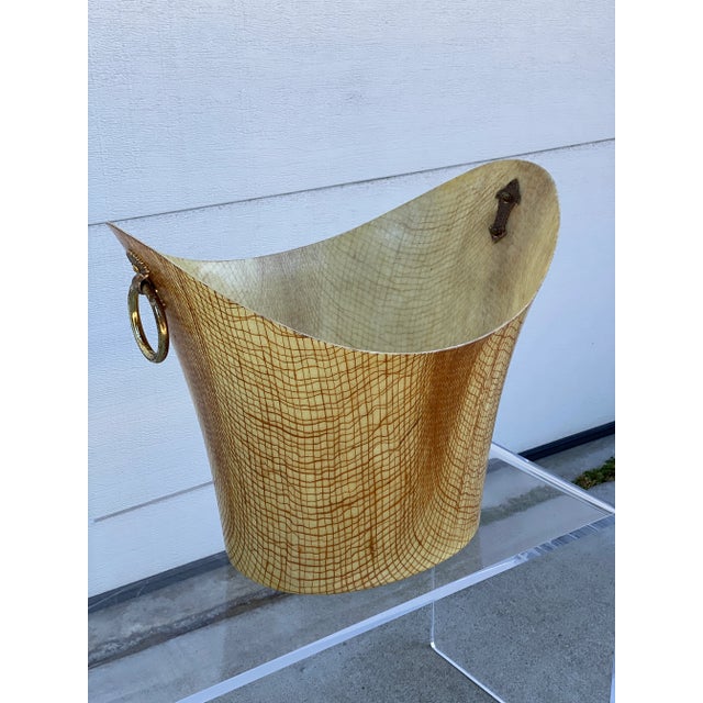 1950's Kimball Fiberglass Waste Basket /Ice Bucket For Sale In San Francisco - Image 6 of 12